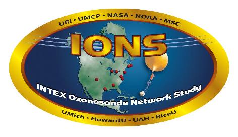 INTEX-NA Ozonesonde Study Network database